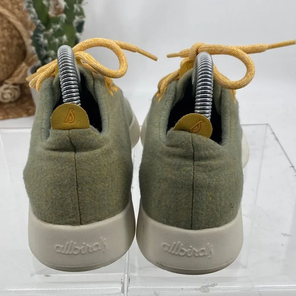 Allbirds Womens Wool‎ Runners Green Running Shoes Sneakers Size 8